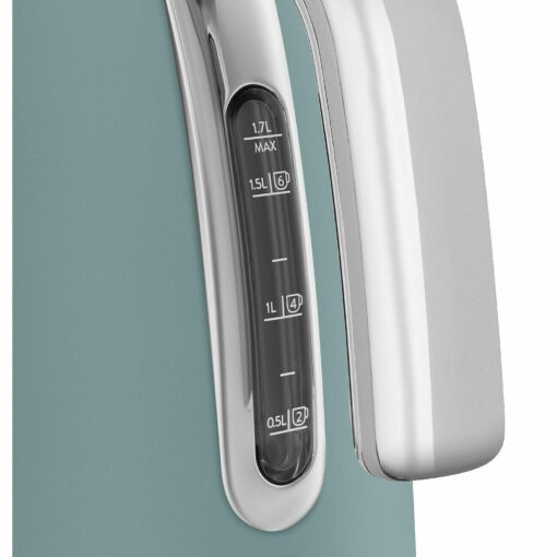 SMEG 50's Retro Style 7-Cup Electric Water Kettle with Automatic Shutoff, Removable Base, and Water Indicator (Jade) - Image 5