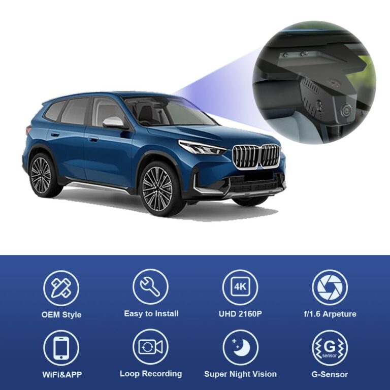 Fitcamx 4K Dash Cam Suitable for BMW X1 2023 2024 2025 M35i Xdrive28i (U11), OEM Factory Style, UHD 2160P Video, Built-in WiFi & APP, Loop Recording, Gravity Sensor, Easy to Install, 64GB Card - Image 5