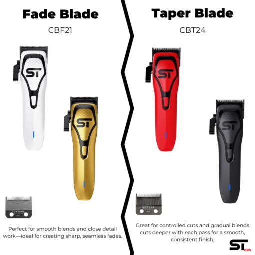 Supreme Trimmer Darkstar 72 Clipper with Magnetic Vector Motor | 180 Min Run Time, 9000 RPM Barber Hair Clipper | Low Noise, Professional Clipper DLC Blades | STC72 - Image 7