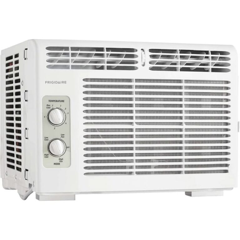Frigidaire FFRA051WAE Window-Mounted Room Air Conditioner, 5,000 BTU with Temperature Control and Easy-to-Clean Washable Filter, in White - Image 6