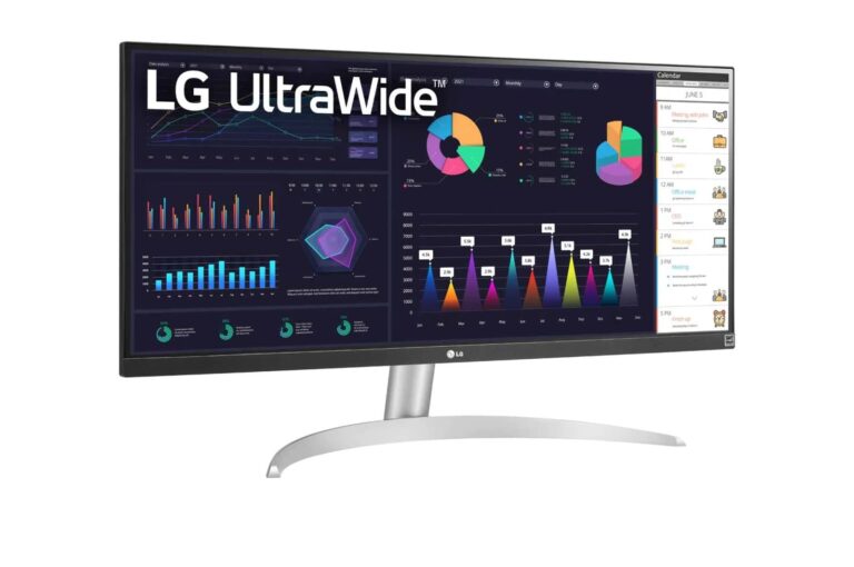 LG UltraWide FHD 29-Inch Computer Monitor 29WQ600-W, IPS with HDR 10 Compatibility, AMD FreeSync, and USB Type-C, White/Silver - Image 6