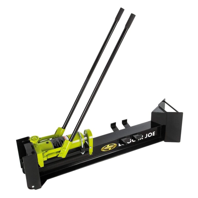 Sun Joe Hydraulic Steel Beam Log Splitter, 10 Ton Capacity Firewood Tool, Green - Image 5