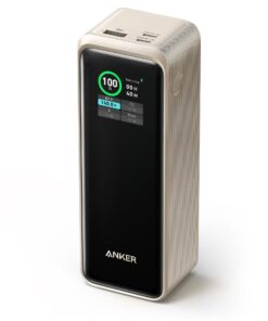 Anker Prime Power Bank, 27,650mAh 3-Port 250W Portable Charger for Travel, TSA-Approved, Smart App, for MacBook Pro/Air, iPhone 16/15/14 Series, Samsung, Laptops, and More (Charging Base Not Included)