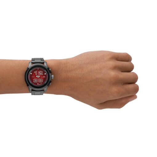 Diesel Men's Griffed Gen 6 45mm Stainless Steel Touchscreen Smart Watch, Color: Gunmetal (Model: DZT2042V) - Image 2