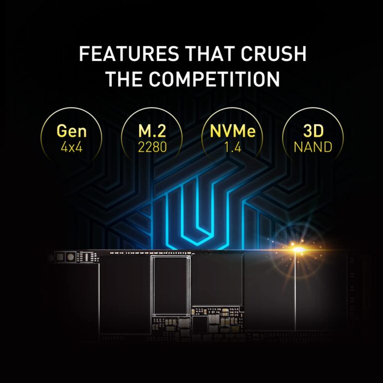 Silicon Power 2TB XS70 Nvme PCIe Gen4 M.2 2280 SSD R/W Up to 7,300/6,800 MB/s, DRAM Cache, with Built-in PS5 Heatsink, Compatible with PlayStation 5 (SP02KGBP44XS7005) - Image 2