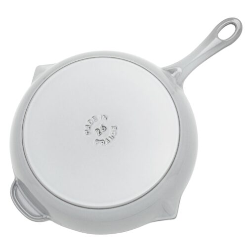 Staub Cast Iron 10-inch Fry Pan - Graphite Grey, Made in France - Image 6