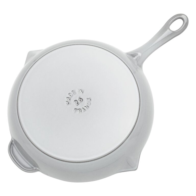 Staub Cast Iron 10-inch Fry Pan - Graphite Grey, Made in France - Image 6