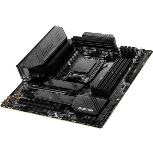 MSI MAG B650M Mortar WiFi Gaming Motherboard (AMD Ryzen 9000/8000/7000 Series Processors,AM5,DDR5,PCIe 4.0,M.2 Slots,SATA 6Gb/s,USB 3.2 Gen 2,HDMI/DP,Wi-Fi 6E,Bluetooth 5.3,2.5Gbps LAN,mATX) - Image 5