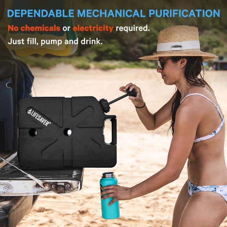 Lifesaver Jerrycan Water Purifier - Military Spec, Heavy Duty Water Purifier for Overlanding, Camping, Hiking, Emergency Preparedness and Survival Kit (Black) - Image 2