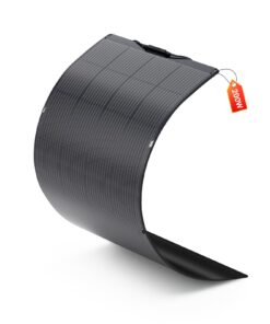 ALLPOWERS SF200 Flexible Solar Panel 200W 32V IP68 Monocrystalline Solar Modules Bendable Semi-Flexible Mono Solar Panel 200 Watt for RV Roof Boat Cabin Van Uneven Surfaces