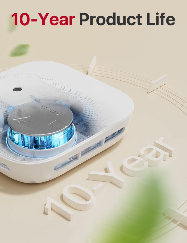 X-Sense Battery Powered Combination Smoke and Carbon Monoxide Detector with Voice Location, Wireless Interconnected Smoke Detector Carbon Monoxide Detector Combo, Model XP02-WR, 6-Pack - Image 4