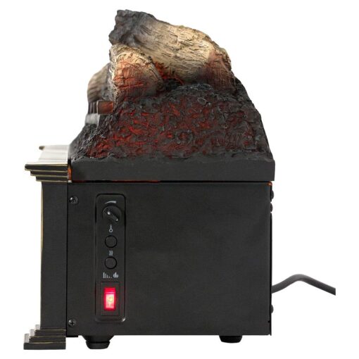 Country Living 23 inch Electric Log Set | Crackling Sound | 1000 Sq Ft Heater | Faux Logs Insert with Infrared Flames for Existing Fireplaces | Remote Control Included - Image 3