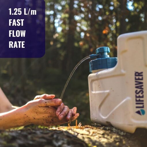 Lifesaver Cube Portable Water Filtration System - Survival Water Filter for Camping, Backpacking, Hiking - Emergency Water Purifier with Ultrafiltration Tech for Clean, Safe Drinking Water - Image 3