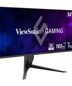 ViewSonic VX3418-2K 34 Inch 21:9 1440p 1ms 165Hz Gaming Monitor with FreeSync Premium, Eye Care, HDMI, DisplayPort and USB