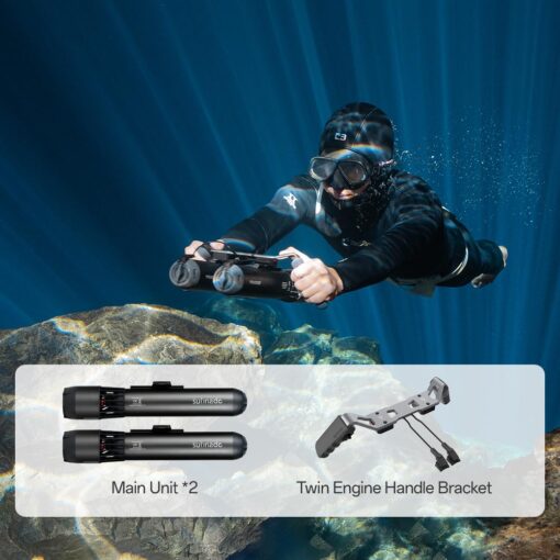 Subnado Underwater Scooter of 1PCS Main Unit, Water Scooter for Adults and Kids, Underwater Scooter for Pool, Diving Snorkeling Sea Scooter Multiple - Image 6