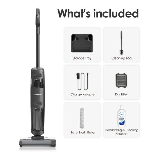 Tineco Floor ONE S3 Breeze Cordless Hardwood Floors Cleaner, Lightweight Wet Dry Vacuum Cleaners for Multi-Surface Cleaning with Smart Control System - Image 2