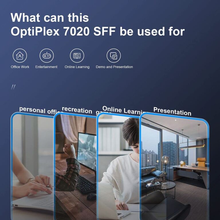 Dell OptiPlex 7020 Desktop Computer, 32GB Ram New 2TB SSD, Intel Quad Core i7 4770 up to 3.90GHz, AC8260 Built-in WiFi 5, Dual Monitor Supported, DVD-RW HDMI Windows 10 Pro (Renewed) - Image 3