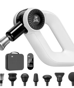 BOB AND BRAD D6 Pro Max Massage Gun with Metal Head, Deep Tissue Percussion with 16mm Amplitude, Professional Muscle Massager Gun for Athletes, Quiet Electric Handheld Massager, FSA and HSA Eligible