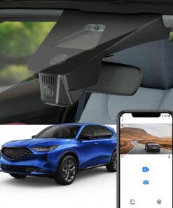 Fitcamx 4K Dash Cam Suitable for Acura MDX 2022 2023 2024 with Auto Dimming (4th Gen), OEM Factory Look, UHD 2160P Video, Built-in WiFi & APP, Loop Recording, G-Sensor, Easy to Install, 64GB Card