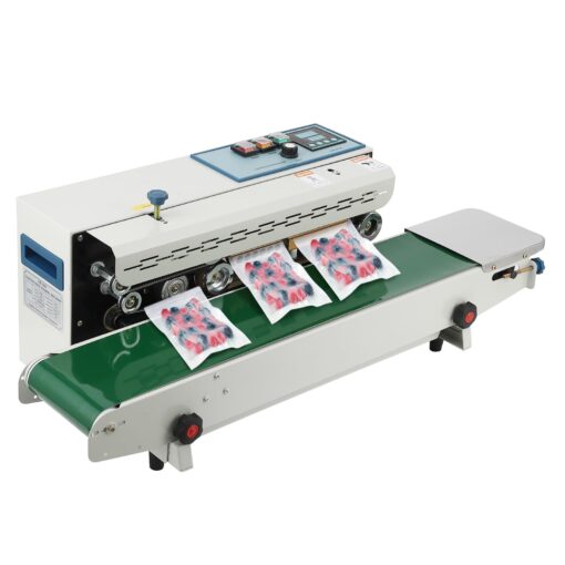 Takywep Continuous Band Sealer FR900K - Automatic 110V Horizontal Sealer with Digital Temperature Control for Commercial PP Aluminum Foil PVC Plastic Bags - Image 2