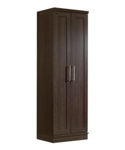 Sauder HomePlus Kitchen Pantry Storage Cabinet with Adjustable Shelves, Laundry Bathroom, L: 23.31" x W: 17.01" x H: 71.18", Dakota Oak