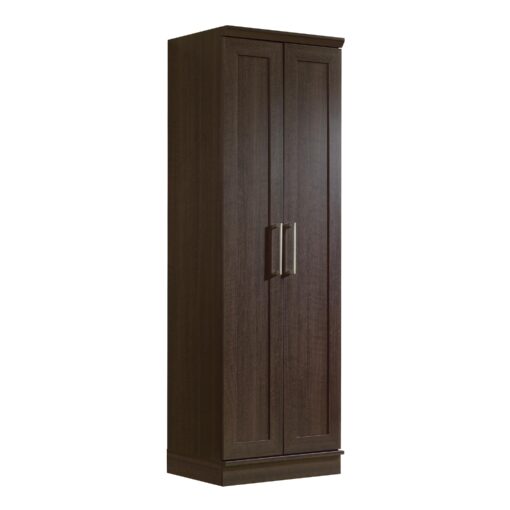 Sauder HomePlus Kitchen Pantry Storage Cabinet with Adjustable Shelves, Laundry Bathroom, L: 23.31" x W: 17.01" x H: 71.18", Dakota Oak