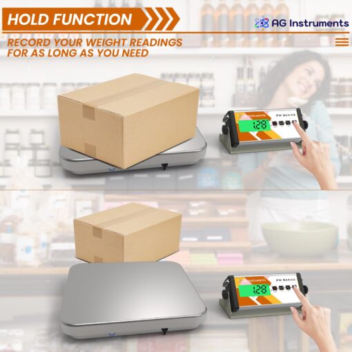 Electronic Parcel Scale, Wireless Connection, 330lb x 1.6oz, Heavy Duty Stainless Steel Platform, Shipping Scale Postal Scale for Packages, UPS USPS Postal Office FedEx DHL - Image 4