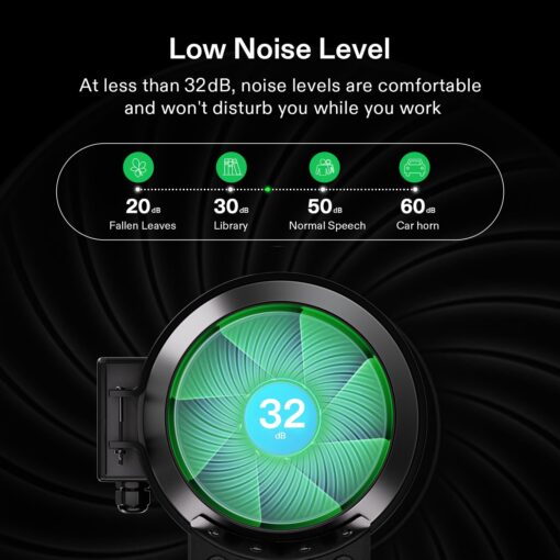 VIVOSUN Smart Air Filtration G6 Kit 6", AeroZesh G6 Inline Duct Fan with E12 Speed Controller, Carbon Filter & 8' Ducting, Cooling & Ventilation System for Grow Tents, Indoor Gardening, Hydroponics - Image 6