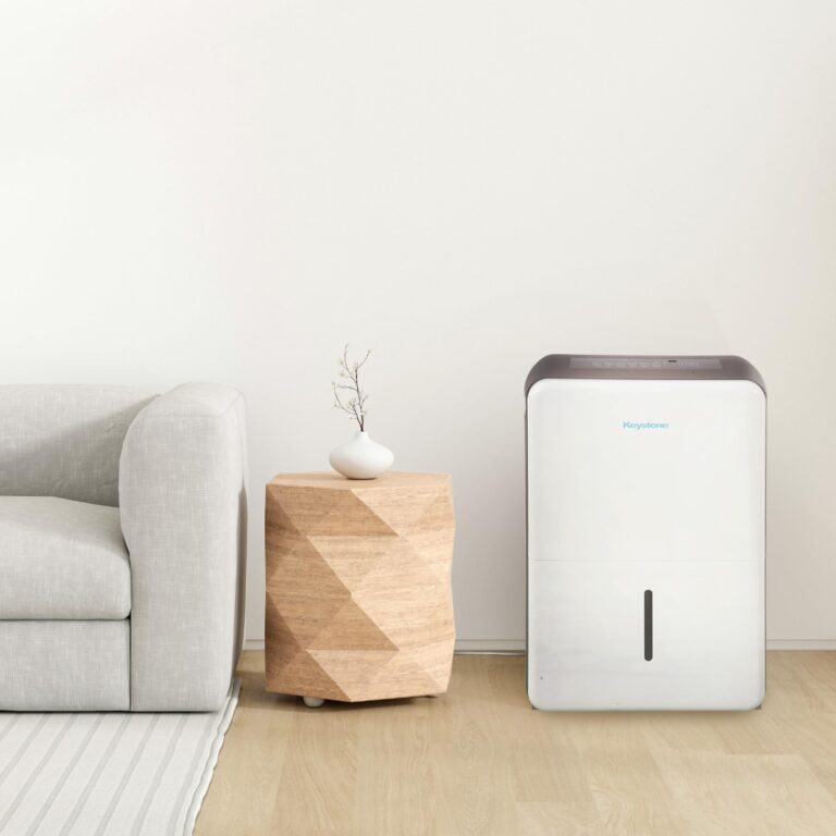 Keystone Energy Star 22-Pint Portable Dehumidifier,115V, Dehumidifier for Large Rooms up to 1,500 Sq.Ft. with Auto-Shutoff & Timer, Quiet Home Dehumidifier and Moisture Absorber - Image 8