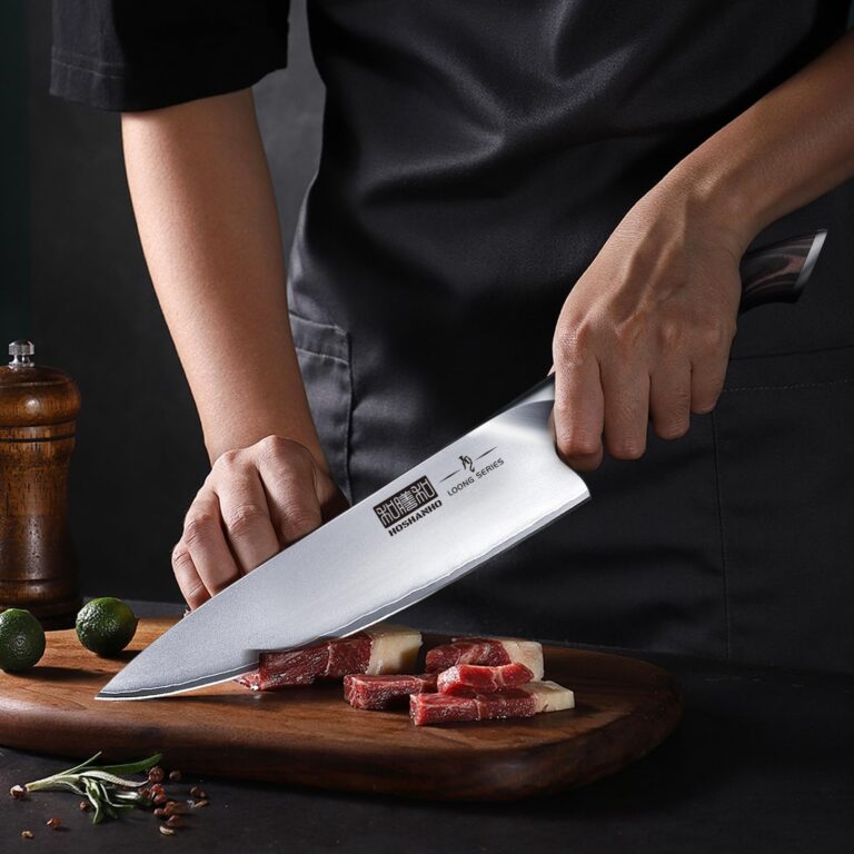 HOSHANHO Knife Set with Magnetic Knife Holder, 6 Pieces Japanese High Carbon Stainless Steel Kitchen Knife Sets, Ultra Sharp Professional Chef Knives Sets - Image 5