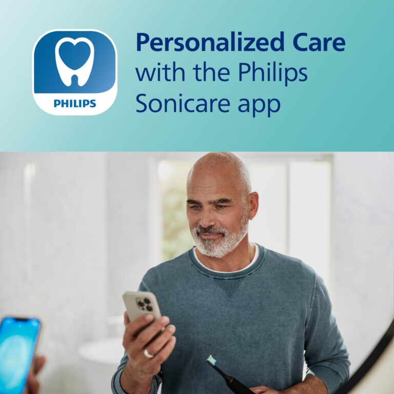Philips Sonicare DiamondClean Smart 9500 Electric Toothbrush, Sonic Toothbrush with App, Pressure Sensor, Brush Head Detection, 5 Brushing Modes and 3 Intensity Levels, Grey, Model HX9923/41 - Image 4