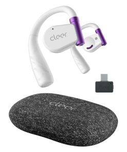 Cleer ARC II Gaming Earbuds - True Wireless Open Ear Headphones, Ultra-Low Latency, Snapdragon Sound, Bluetooth 5.3, USB-C Dongle, 35Hr Battery, Compatible with PS4, PS5, PC, Switch,White