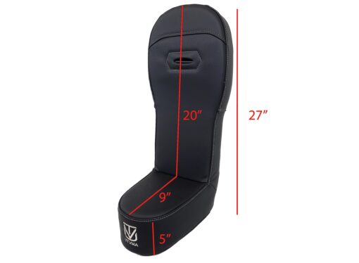 UTVMA RZR 1000 and 900 (2014-2023) Bump Seat with 4-Point Harness | Kids Seat | Jump Seat | All Models (XP, Turbo, Turbo S, High Lifter, Sport, Premium, Ultimate) (Black) - Image 2