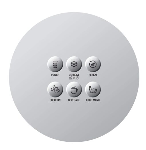 Breville BMO650SIL the Compact Wave Soft Close Countertop Microwave Oven, Silver & Tovolo - 81-31531 Vented Collapsible Microwave Splatter Proof Food Plate Cover, 10.5" Round, 10.5 inch, Charcoal - Image 5