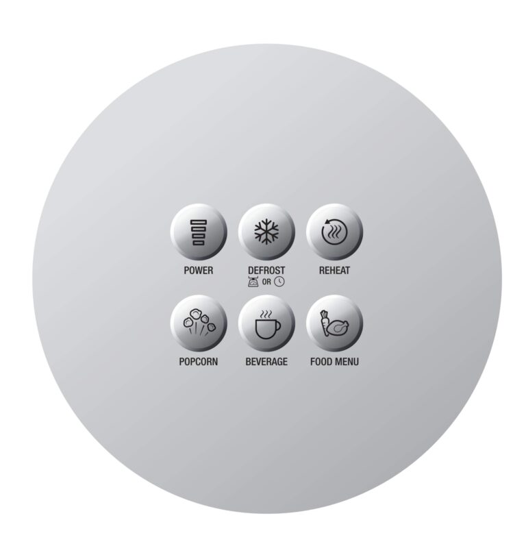 Breville BMO650SIL the Compact Wave Soft Close Countertop Microwave Oven, Silver & Tovolo - 81-31531 Vented Collapsible Microwave Splatter Proof Food Plate Cover, 10.5" Round, 10.5 inch, Charcoal - Image 5