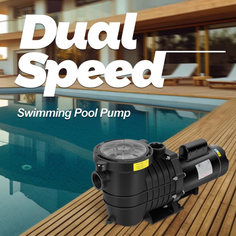 2.0 HP In/Above Ground Dual Speed Pool Pump, 220V 6810/3090 GPH, Powerful Self Priming Swimming Pool Pump lnground Above Ground with Filter Basket - Image 8
