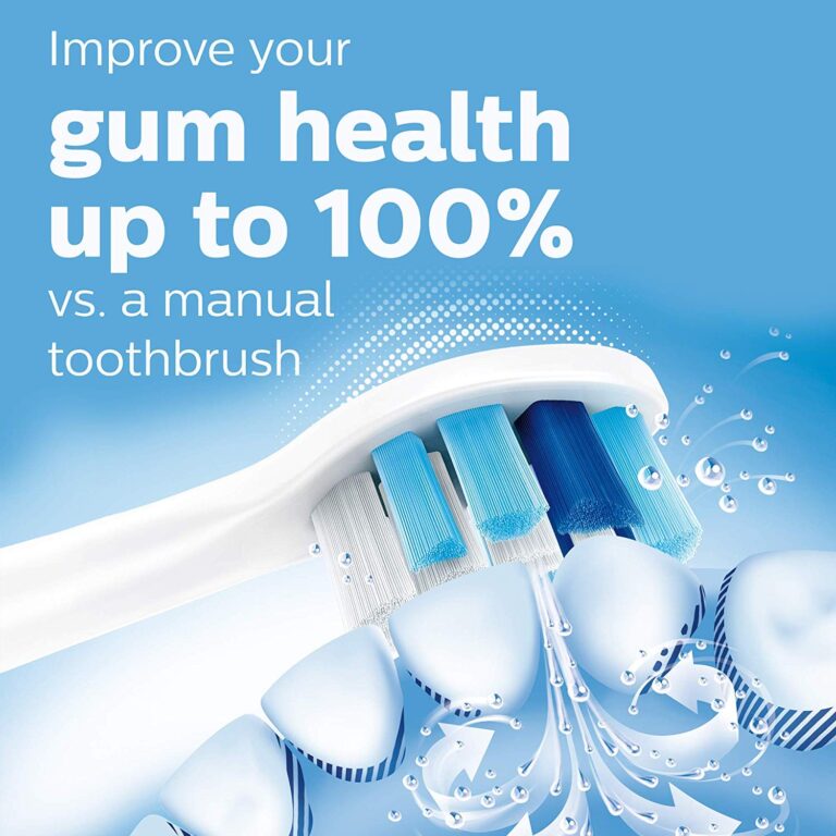 Philips Sonicare Cordless Power Flosser 3000 & ProtectiveClean 5300 Rechargeable Electric Power Toothbrush, Black, HX6423/34 - Image 3