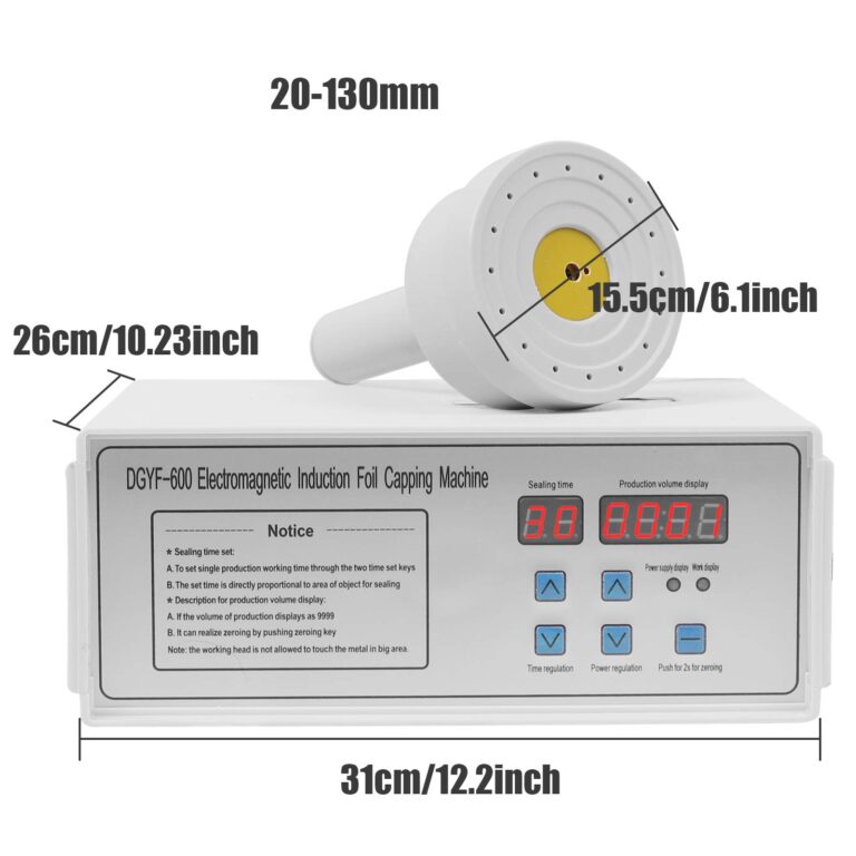 Portable Handheld Induction Sealer 20mm-130mm 110V Induction Sealing Machine White Bottle Cap Sealing Machine - Image 3