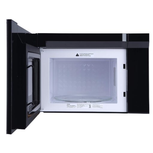 COSMO COS-2413ORM1SS Over the Range Microwave Oven with Vent Fan, 1.34 cu. ft. Capacity, 1000W, 24 inch, Black / Stainless Steel - Image 4