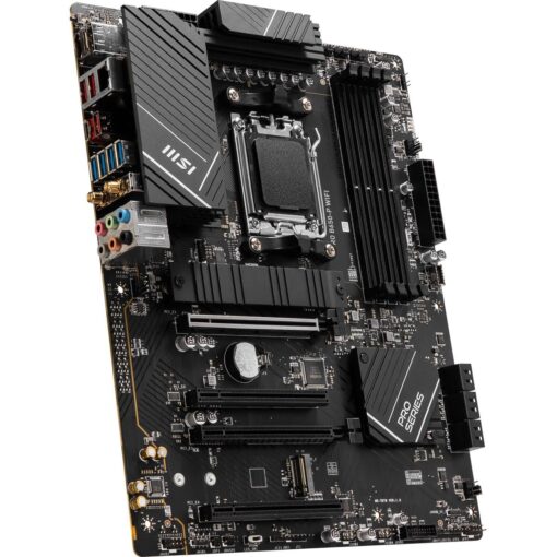 MSI PRO B650-P WiFi ProSeries Motherboard (AMD AM5, ATX, DDR5, PCIe 4.0, M.2, SATA 6Gb/s, USB 3.2 Gen 2, HDMI/DP, Wi-Fi 6E, AMD Ryzen 7000 Series Desktop Processors) - Image 4