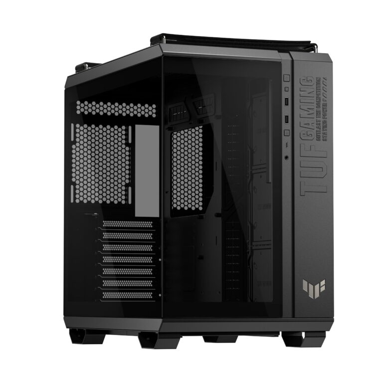 ASUS TUF Gaming GT502 Horizon ATX Mid-Tower Gaming Case (Boundless Panoramic Design, Dual-Chamber, Independent CPU and GPU Cooling Zones, Tool-Free Side Panels, USB 10 Gbps Type-C® Front Panel)