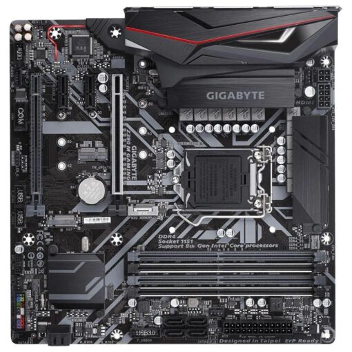 Gigabyte Z390 M Gaming (Socket 1151/Z390 Express/DDR4/S-ATA 600/Micro ATX), Black - Image 3