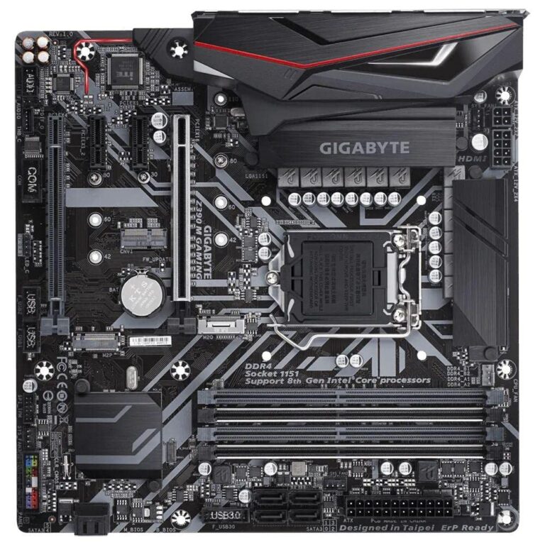 Gigabyte Z390 M Gaming (Socket 1151/Z390 Express/DDR4/S-ATA 600/Micro ATX), Black - Image 3