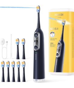 Soocas NEOS II - Electric Toothbrush with Water Flosser, Sonic Electric Toothbrush for Adults, Cordless Flossing Toothbrush, 100% Plaque Removal, 30-Day Battery Life, Dark Violet