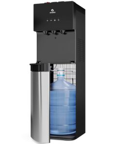 Avalon Bottom Loading Water Cooler Water Dispenser with BioGuard- 3 Temperature Settings - Hot, Cold & Room Water, Durable Stainless Steel Construction, Anti-Microbial Coating- UL Listed