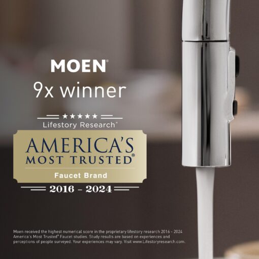 Moen EX100C EX Series 1 HP Continuous Feed Garbage Disposal, Black - Image 2