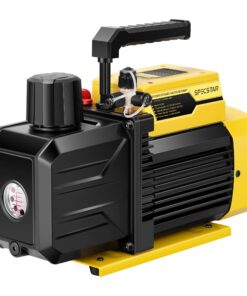 SPECSTAR 3/4 HP 7.2 CFM 110V Dual Stage Rotary Vane HVAC Air Vacuum Pump for R134a R12 R22 R502 R410a Systems with 2 Oil Bottles for Air Conditioner Servicing Resin Degassing and More