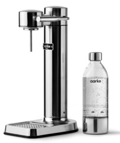 aarke - Carbonator III Premium Carbonator-Sparkling & Seltzer Water Maker-Soda Maker with PET Bottle (Stainless Steel)