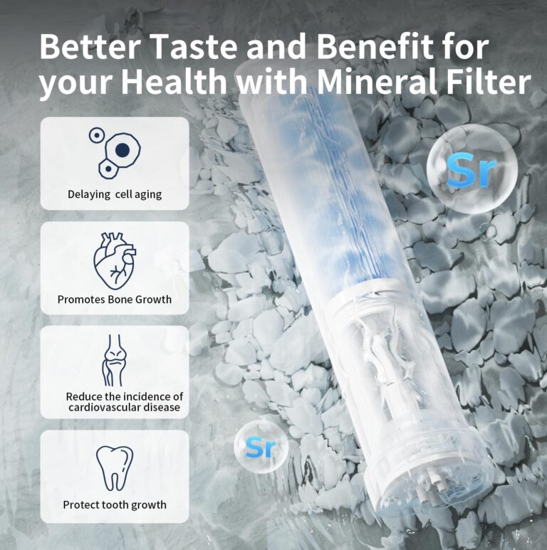 TOKIT T1 Pro Reverse Osmosis Water Filter Countertop, NSF/ANSI 58, RO Whole House Water Filter System with Alkaline Remineralization Filter and Instant Heating Tech, No Installation - Image 5