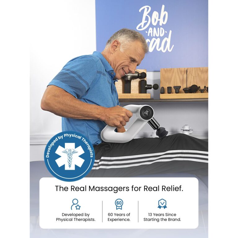 BOB AND BRAD D6 Pro Max Massage Gun with Metal Head, Deep Tissue Percussion with 16mm Amplitude, Professional Muscle Massager Gun for Athletes, Quiet Electric Handheld Massager, FSA and HSA Eligible - Image 5